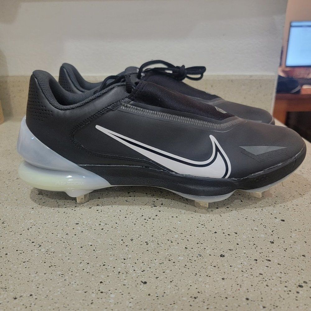 Nike Men's Force Zoom Trout 8 Pro Metal Baseball Cleats Black CZ5915-010 Size 12